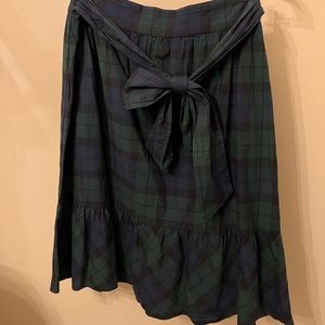 J Crew Tartan Skirt - Size 10